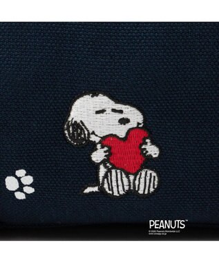 CLATHAS SNOOPYキャンパス ２wayトートバッグ（小） ネイビー