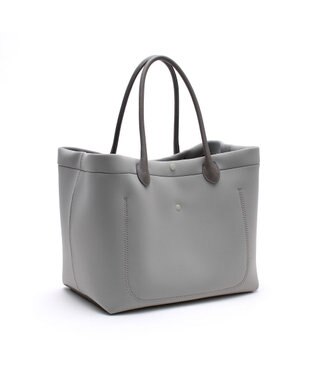 A.D.M.J. 【A4収納可】【魔法のように軽い】マジックライト/コード刺しゅうトート34cm GRIS/MORADO