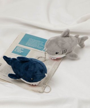 WEGO さめぬいぐるみキーホルダー ブルーその他