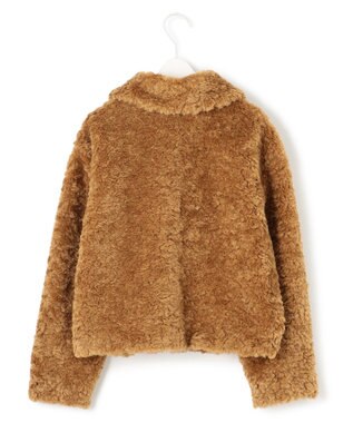 ICB フェイクボア ブルゾン キャメル系