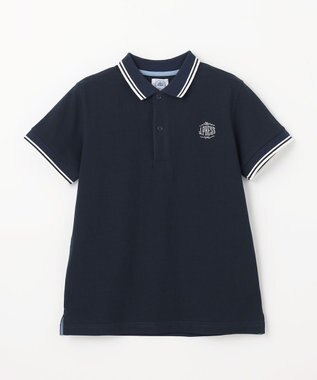 J.PRESS KIDS 【140-170cm】カノコ 半袖ポロシャツ ネイビー系