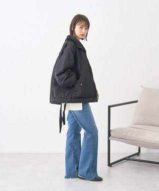 earth music&ecology リバーシブルMA-1 Black