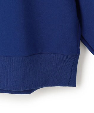 ICB 【UVカット・洗える】ジョーゼットジャージー クロップド丈プルオーバー ロイヤルブルー系