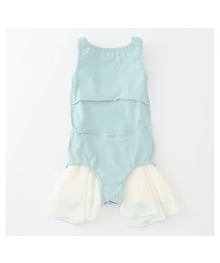 Chacott スカート付レオタード シーグリーン