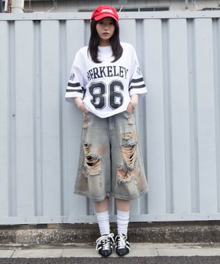 WEGO 【ユニセックス着用ITEM/MLサイズ展開】ナンバリングT（SS） ホワイト