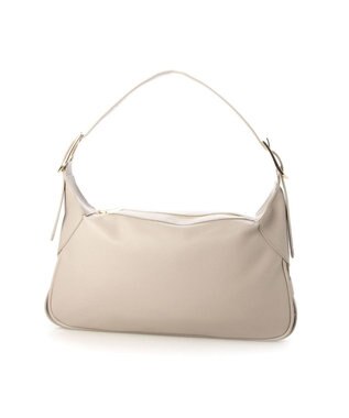 UNBILLION 【テレビ ドラマ着用アイテム】カシュカシュ cachecache / ダブルバックルベルトショルダー ライトグレー