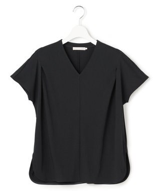 ICB L 【新色追加】スパンプラチナム Vネックカットソー