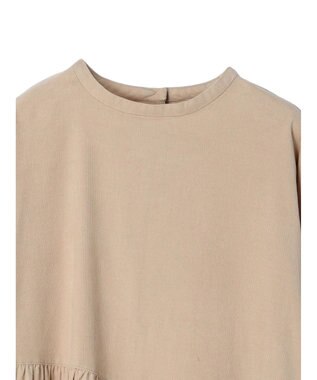 CRAFT STANDARD BOUTIQUE コーデュロイアシンメトリーワンピース Beige