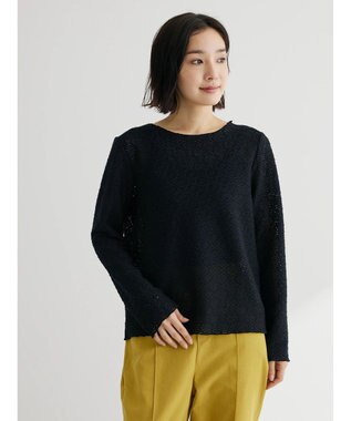 Green Parks レースＪＱプルオーバー Black