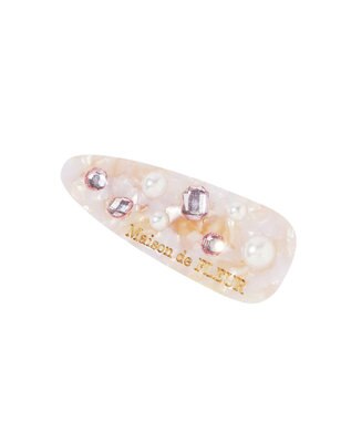 Maison de FLEUR ビジューアセチクリップ Light Pink