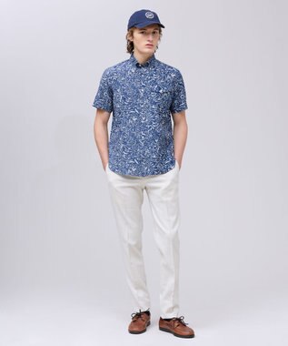 J.PRESS MEN 【J.PRESS YACHT CLUB】アーバンリゾート アロハ シャツ / B.D. ネイビー系5