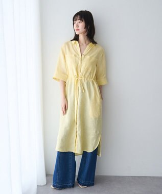 YECCA VECCA 綿麻バギーデニムパンツ Indigo