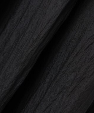 23区 【GOLD LABEL】シルクワッシャー 長袖ワンピース ブラック系