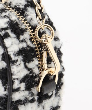 TOCCA TWEED CAMERA BAG カメラバッグ ブラック×ホワイト系