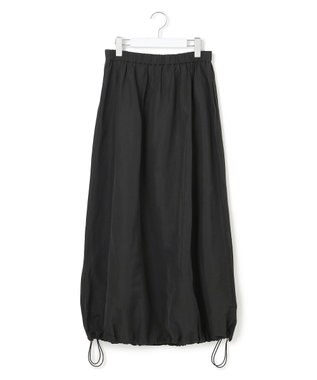 ICB L エステルメモリータフタ バルーンスカート ブラック系