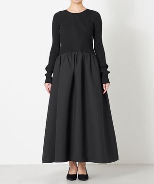 NAVE 【Nave・洗える】コンビネーションドレス ブラック系