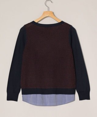 ONWARD Reuse Park 【組曲】ニット秋冬 ネイビー