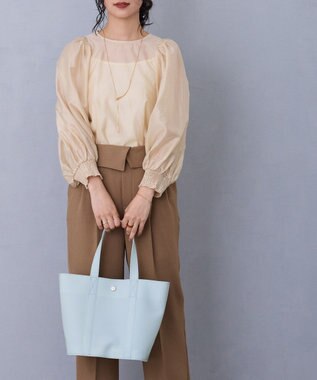 MioFIRANO DOOR J001 ハンドバッグ LIGHT BLUE