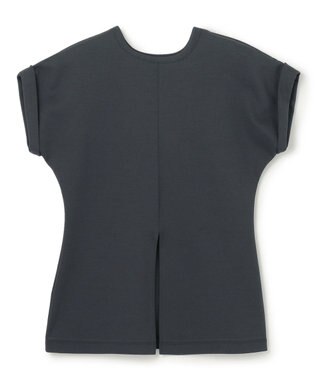 uncrave ダブルフェイスジャージー 2WAYスリットトップス スレート