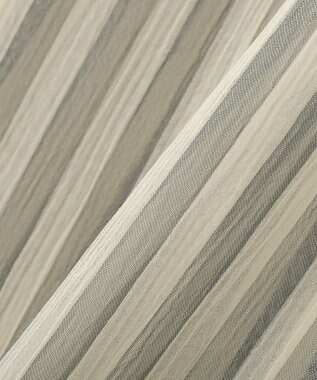 YECCA VECCA ギャザーリボンブラウス Stripe
