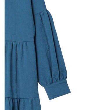 Green Parks armonia. ジャガードシャツワンピース Blue