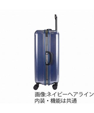 ACE BAGS & LUGGAGE ACE クレスタ2F スーツケース フレームタイプ 4~5泊 58L 05107 エース ネイビーヘアライン