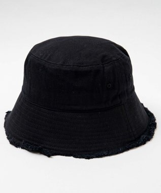 WEGO フリンジバケットハット ブラック