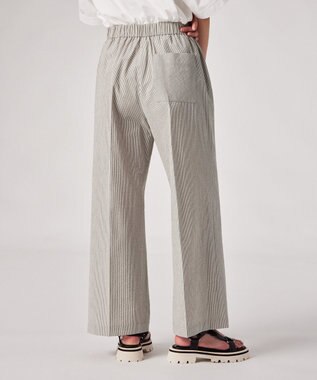 Paul Smith ストライプ シアサッカー ワイドパンツ ベージュ