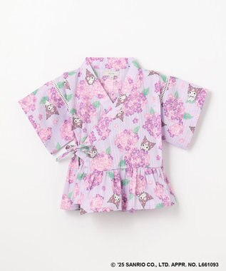 ANY KIDS 【any FAM×サンリオキャラクターズ】2WAY 甚平セット クロミ×紫陽花