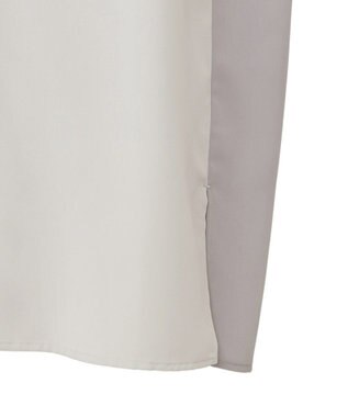 YECCA VECCA カーゴデザイン配色シャツワンピース Light Beige