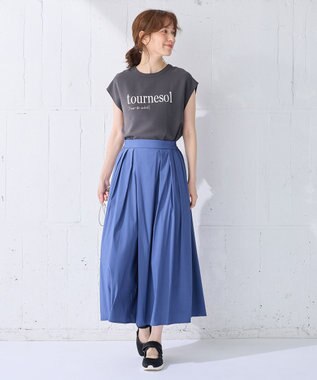 ANY 【大好評につき新色登場！/洗濯機可能/接触冷感/UVケア】清涼リラックススカーチョ ブルー