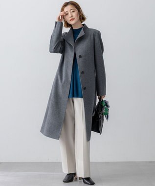 カシミア コート カシミヤリバーコート | Whim Gazette(ウィム ガゼット