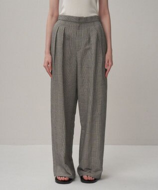 ATON ROUND COTTON LINEN | ワイドイージーパンツ