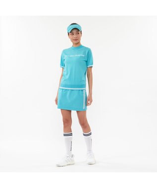 ZERO HALLIBURTON ZHG-W1b モックネックニットTシャツ 82672 ZERO HALLIBURTON ゼロハリバートン レディースゴルフ ティーシャツ ミントグリーン