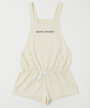 OP／FILA 【repipi armario】サロペット付き水着 3点セット オフホワイト