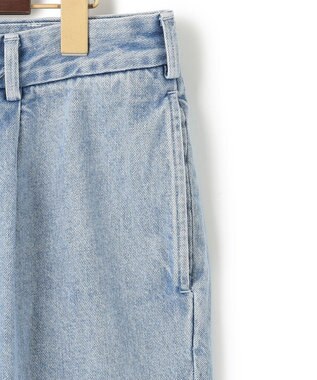 J.PRESS MEN 【J.PRESS ORIGINALS】SHIOTA DENIM Piped Stem１tuck  / Made in Japan サックスブルー系