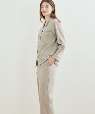 une nana cool 【綿混】接結パシャマ グレー