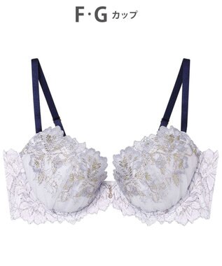 AMPHI ブラジャー ふっくらまる胸キープ 脇高設計 脇・背中スッキリ Gカップまで対応 大きいサイズ 【Hold Day Bra ホールドデイブラ】 BYJ305 アンフィ／ワコール