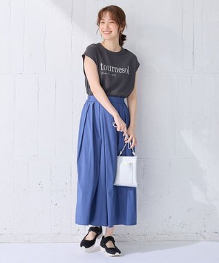 ANY 【大好評につき新色登場！/洗濯機可能/接触冷感/UVケア】清涼リラックススカーチョ ブルー