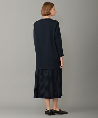 ICB 【洗える】リサイクルポリエステルハイゲージ ドッキングワンピース ネイビー系