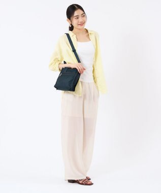 LeSportsac GH MINI N/S TOTE/ミッドナイトグリーン ミッドナイトグリーン