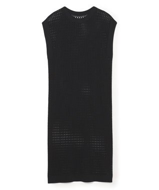 Chacott Chacott BALANCE【ノーソイングニット】メッシュニットワンピース ブラック