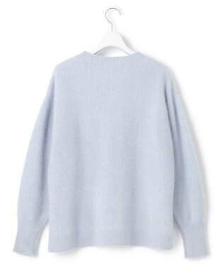 23区 L 【滝沢眞規子さん着用】クルーネック ヘアリー ニット サックスブルー系