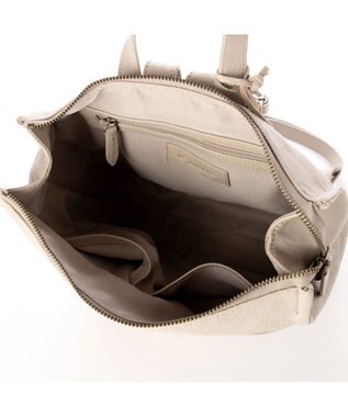 UNBILLION アトランタ ATLANTA / 牛革スクエアリュック グレージュ