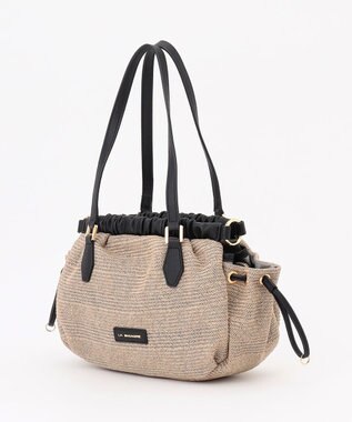 LA BAGAGERIE シャーリング2WAYサマーバッグ　mini グレージュ