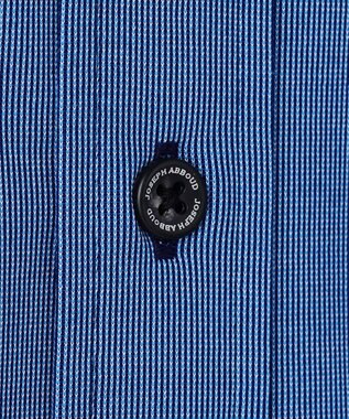 JOSEPH ABBOUD 【イージーケアなジャージー素材・ストレッチ】コンパクトジャージーシャツ ブルー系