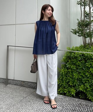 UNFILO サマーセットアップ ワイドパンツ アイスグレー