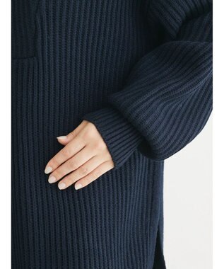 Green Parks Ｚｉｐ付きアゼニットチュニック Navy