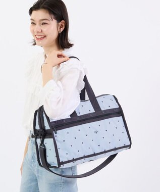LeSportsac DELUXE MED WEEKENDER/フレッシュブラックハーツ フレッシュブラックハーツ