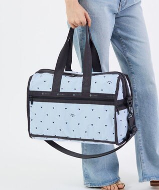 LeSportsac DELUXE MED WEEKENDER/フレッシュブラックハーツ フレッシュブラックハーツ